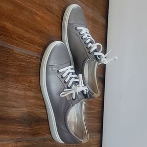 Women's Ecco Soft 7 Sneakers, Stone Metallic size8-8.5